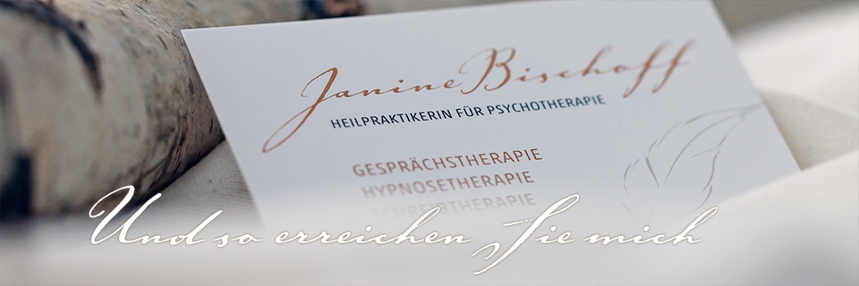 Janine Bischoff - Heilpraktikerin f&uuml;r Psychotherapie Kontakt Burgdorf Hannover